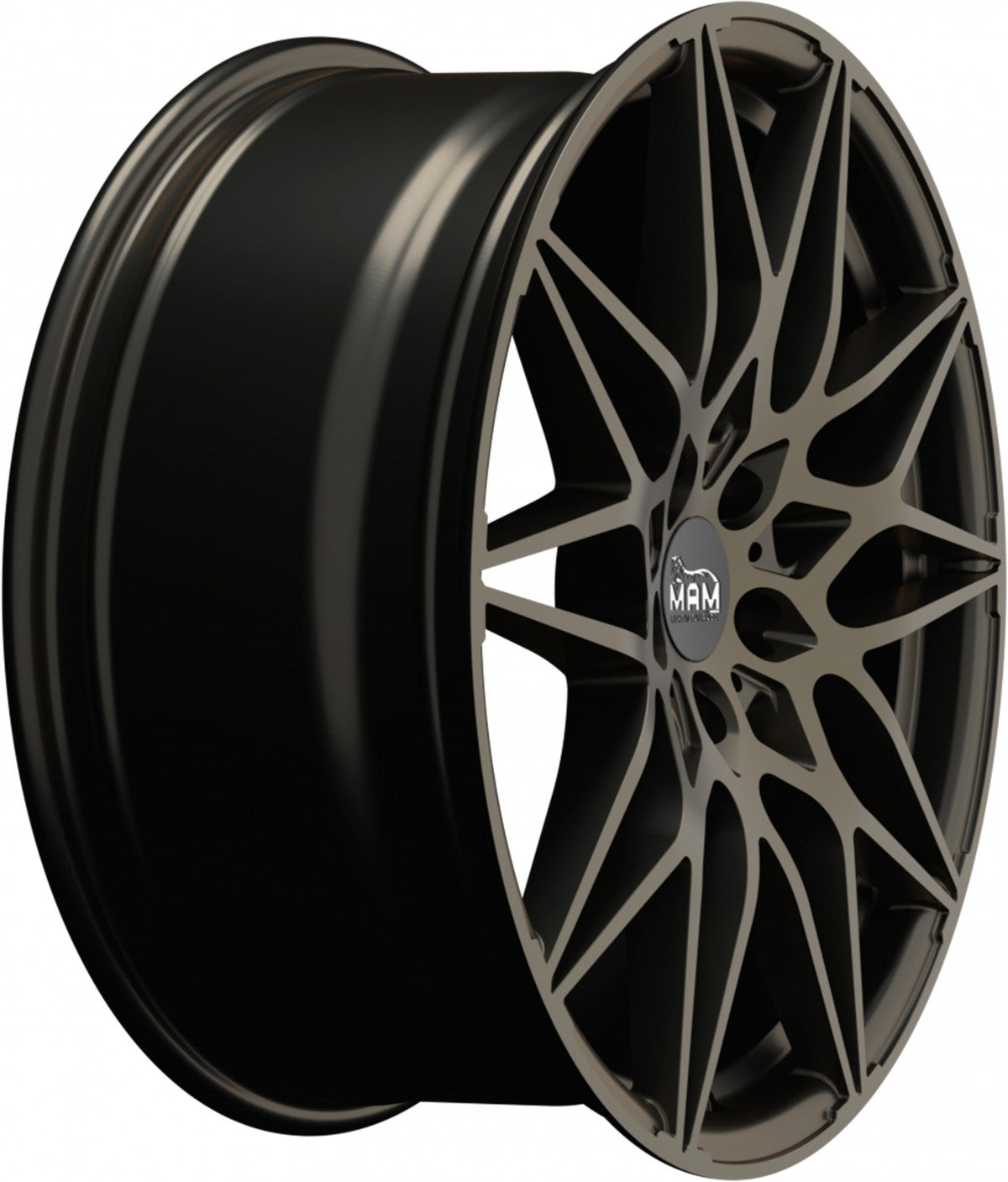 MAM B2 matt black bronze Alufelge 8.5x19 Zoll ET35 LK 5x120 ML72.6 – Bild 4