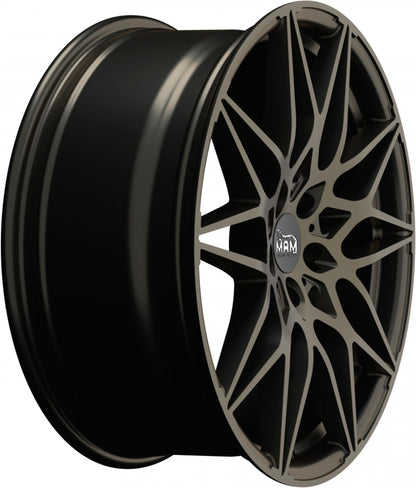 MAM B2 matt black bronze Alufelge 8.5x19 Zoll ET35 LK 5x120 ML72.6 – Bild 4