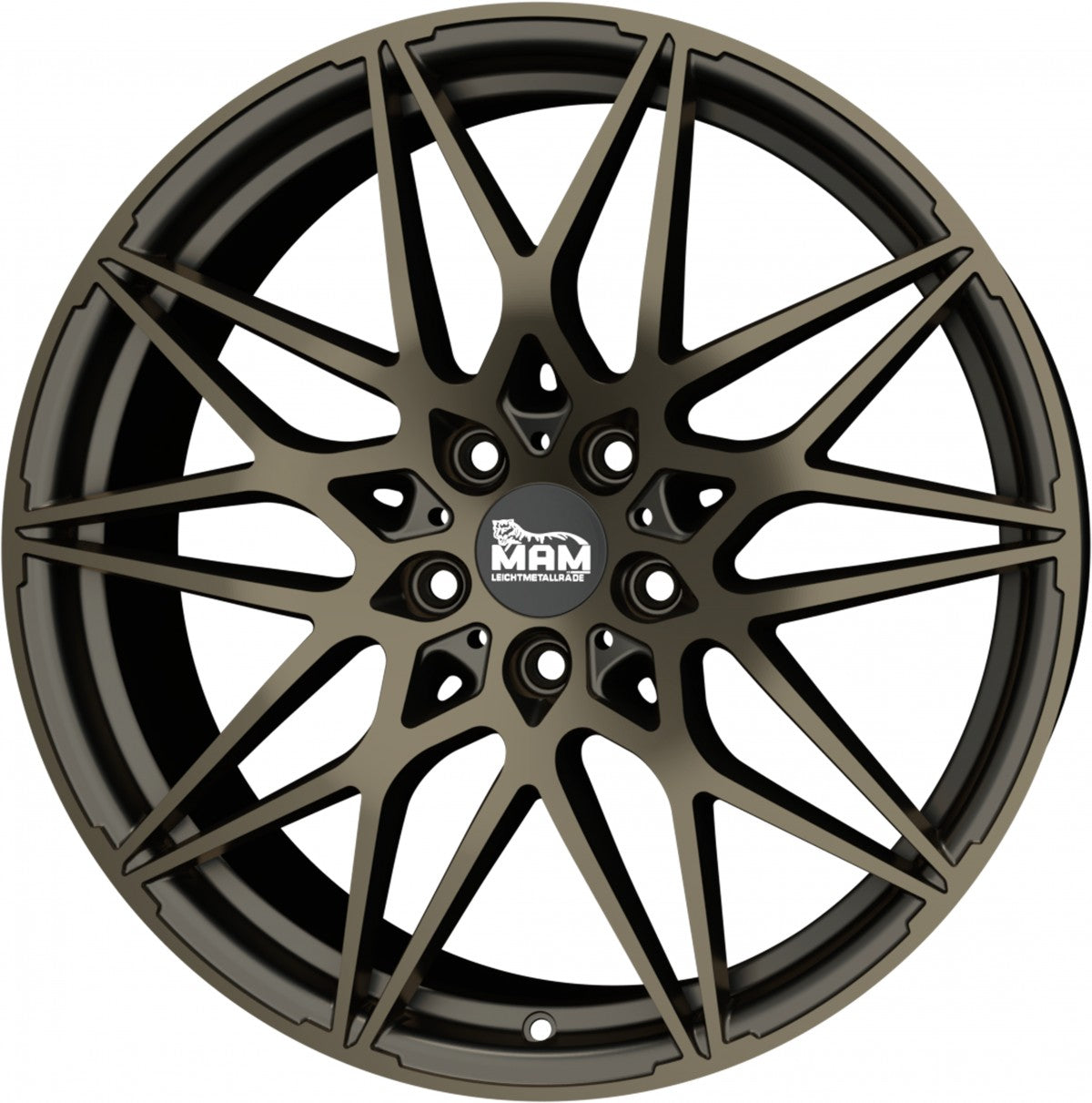 MAM B2 matt black bronze Alufelge 8.5x20 Zoll ET35 LK 5x120 ML72.6 – Bild 5