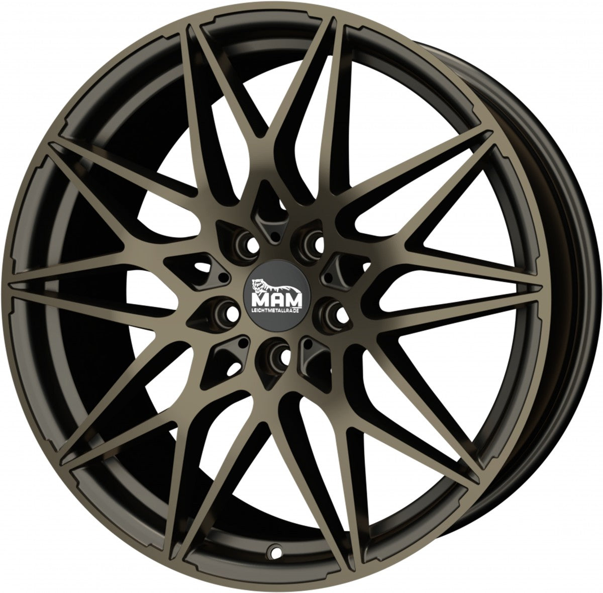 MAM B2 matt black bronze Alufelge 8.5x20 Zoll ET35 LK 5x120 ML72.6 – Bild 6