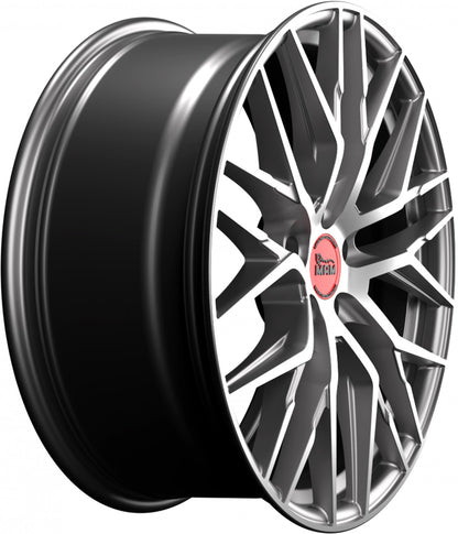 MAM RS4 palladium front polish Alufelge 8.5x19 Zoll ET45 LK 5x108 ML72.6 – Bild 4