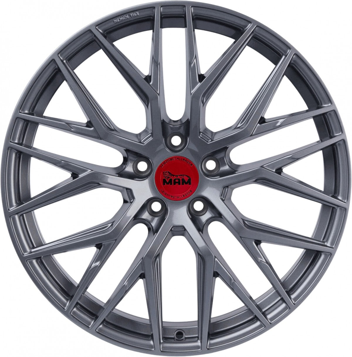 MAM RS4 palladium painted Alufelge 8.5x19 Zoll ET45 LK 5x112 ML72.6 – Bild 2