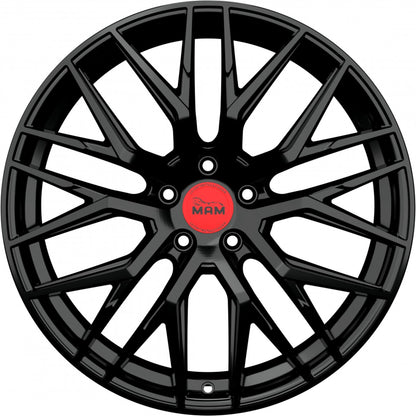 MAM RS4 black painted Alufelge 8x18 Zoll ET45 LK 5x108 ML72.6 – Bild 2
