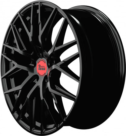 MAM RS4 black painted Alufelge 8x18 Zoll ET45 LK 5x108 ML72.6 – Bild 7