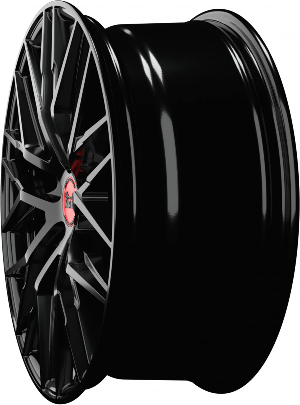 MAM RS4 black painted Alufelge 8x18 Zoll ET45 LK 5x108 ML72.6 – Bild 8