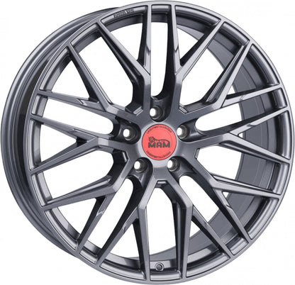 MAM RS4 palladium painted Alufelge 8x18 Zoll ET45 LK 5x108 ML72.6