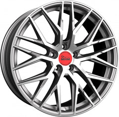 MAM RS4 palladium front polish Alufelge 8x18 Zoll ET45 LK 5x112 ML72.6