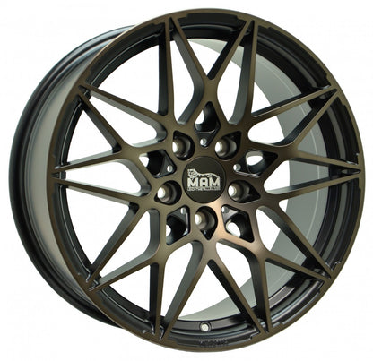 MAM B2 matt black bronze Alufelge 8x18 Zoll ET30 LK 5x112 ML72.6