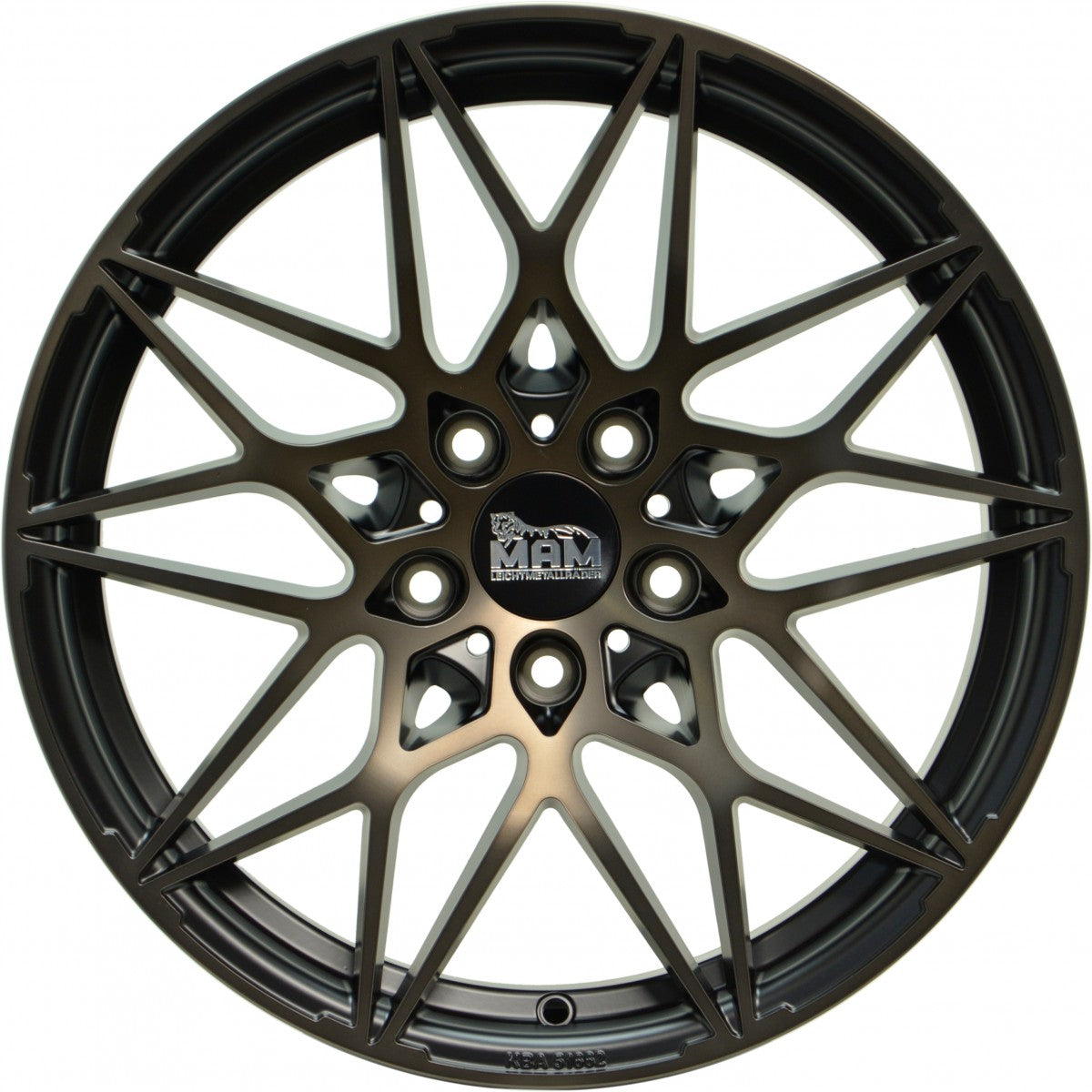 MAM B2 matt black bronze Alufelge 8x18 Zoll ET30 LK 5x112 ML72.6 – Bild 2