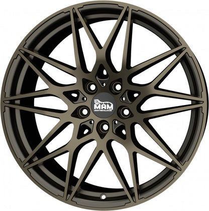 MAM B2 matt black bronze Alufelge 8x18 Zoll ET30 LK 5x112 ML72.6 – Bild 5