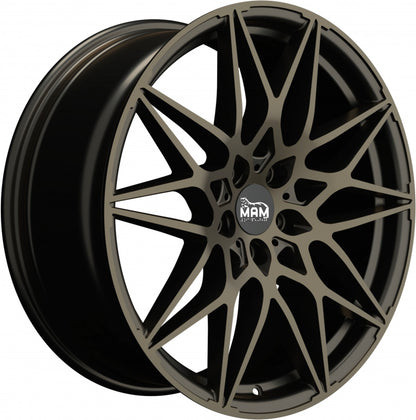 MAM B2 matt black bronze Alufelge 8x18 Zoll ET45 LK 5x112 ML72.6 – Bild 3