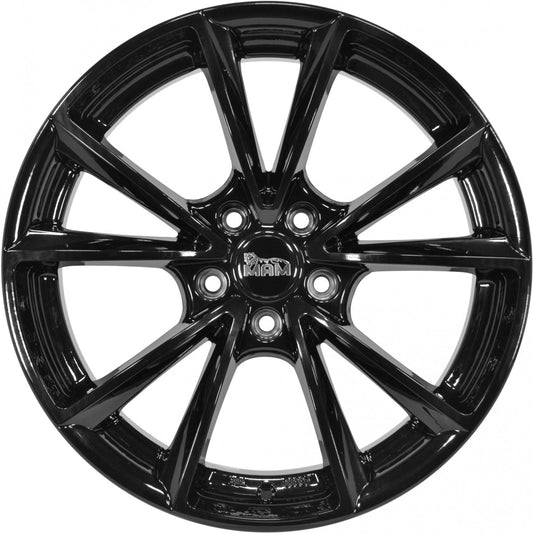 MAM A5 black painted Alufelge 8x19 Zoll ET45 LK 5x112 ML66.6 – Bild 2