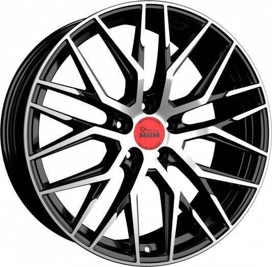 MAM RS4 black front polish Alufelge 8.5x20 Zoll ET30 LK 5x112 ML72.6