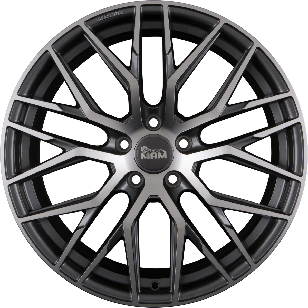 MAM RS4 Palladium Front Polish (PFP) Alufelge 8.5x20 Zoll ET45 LK 5x114.3 ML72.6