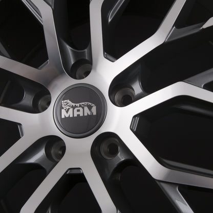 MAM RS4 Palladium Front Polish (PFP) Alufelge 8.5x20 Zoll ET45 LK 5x114.3 ML72.6 – Bild 4