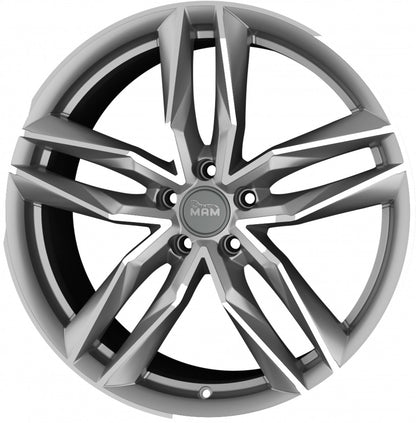 MAM RS3 palladium front polish Alufelge 8.5x20 Zoll ET30 LK 5x112 ML66.6 – Bild 5