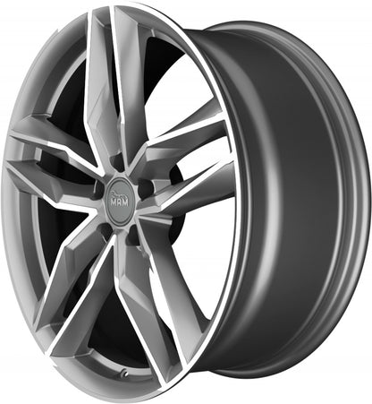 MAM RS3 palladium front polish Alufelge 8.5x20 Zoll ET30 LK 5x112 ML66.6 – Bild 7