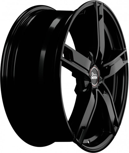 MAM W4 black painted Alufelge 7x17 Zoll ET35 LK 5x100 ML57.1 – Bild 4