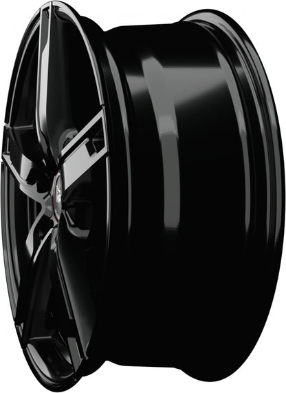 MAM W4 black painted Alufelge 7x17 Zoll ET35 LK 5x100 ML57.1 – Bild 8