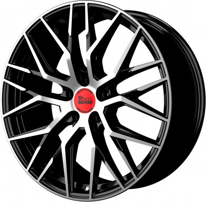 MAM RS4 black front polish Alufelge 7.5x17 Zoll ET45 LK 5x108 ML72.6 – Bild 6
