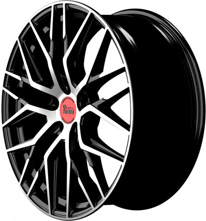 MAM RS4 black front polish Alufelge 7.5x17 Zoll ET45 LK 5x108 ML72.6 – Bild 7