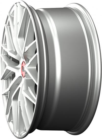 MAM RS4 matt silver painted Alufelge 7.5x17 Zoll ET45 LK 5x108 ML72.6 – Bild 8