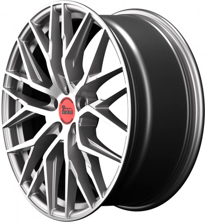 MAM RS4 palladium front polish Alufelge 7.5x17 Zoll ET35 LK 5x112 ML66.6 – Bild 7