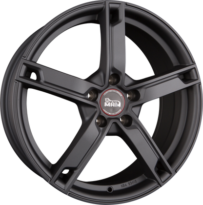 MAM W4 Matt Grey (MG) Alufelge 6.5x16 Zoll ET48 LK 5x112 ML66.6 – Bild 2