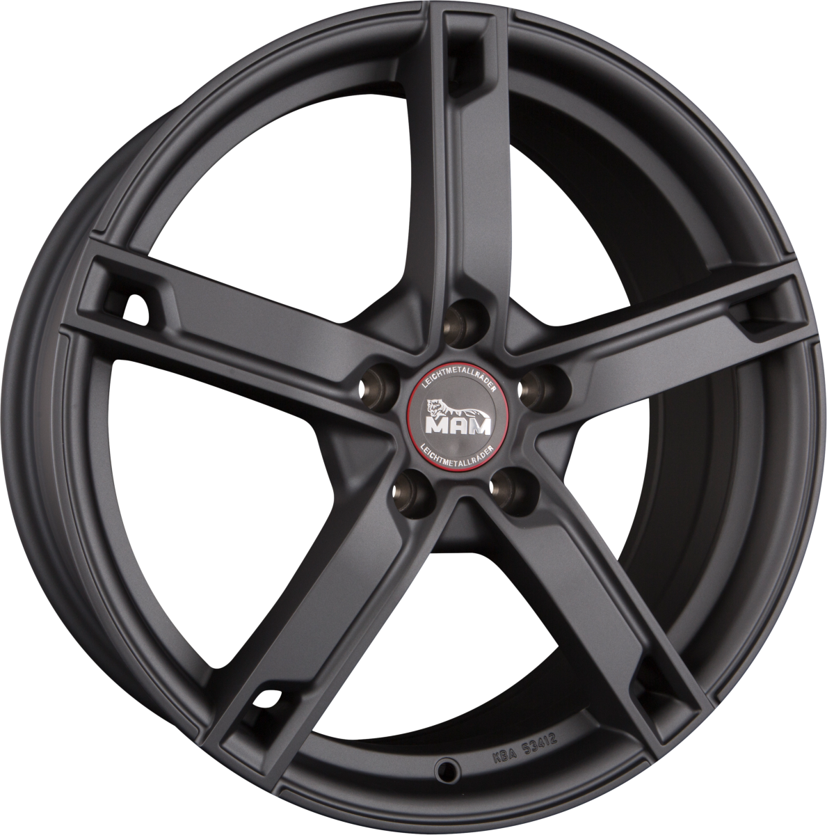 MAM W4 Matt Grey (MG) Alufelge 7.5x18 Zoll ET45 LK 5x108 ML72.6 – Bild 2