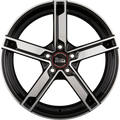 MAM W4 Black Front Polished (BFP) Alufelge 6.5x16 Zoll ET35 LK 4x100 ML63.4