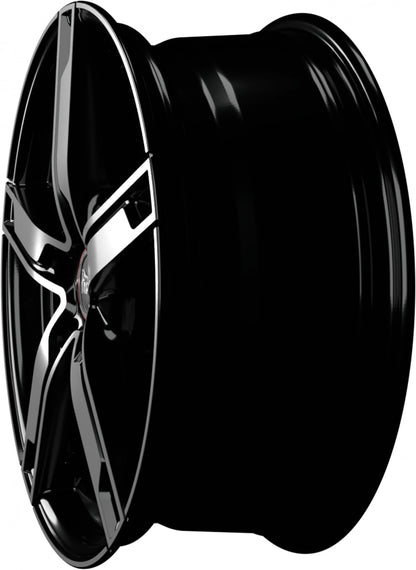 MAM W4 black front polish Alufelge 7x17 Zoll ET35 LK 4x108 ML63.4 – Bild 8