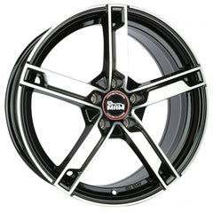 MAM W4 black front polish Alufelge 7.5x18 Zoll ET44 LK 5x112 ML66.6
