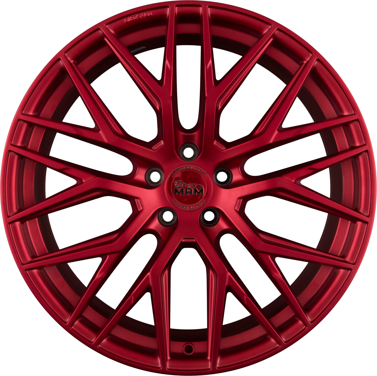 MAM RS4 Matt Red (MR) Alufelge 8.5x19 Zoll ET45 LK 5x112 ML72.6