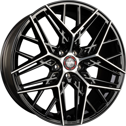 Keskin KT25 Pearl black front polish Alufelge 8.5x19 Zoll ET29.9 LK 5x112 ML66.6 – Bild 4