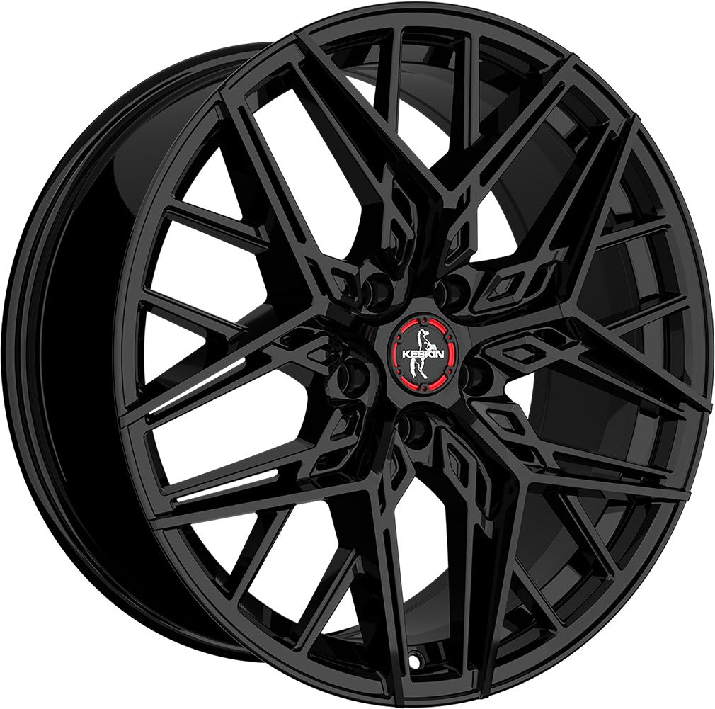 Keskin KT25 Pearl black painted Alufelge 8.5x19 Zoll ET29.9 LK 5x112 ML66.6