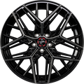 Keskin KT25 Black Secret Diamond (BSD) Alufelge 8.5x19 Zoll ET29.9 LK 5x112 ML66.6