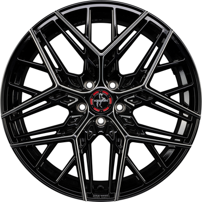 Keskin KT25 Black Secret Diamond (BSD) Alufelge 8.5x19 Zoll ET29.9 LK 5x112 ML66.6