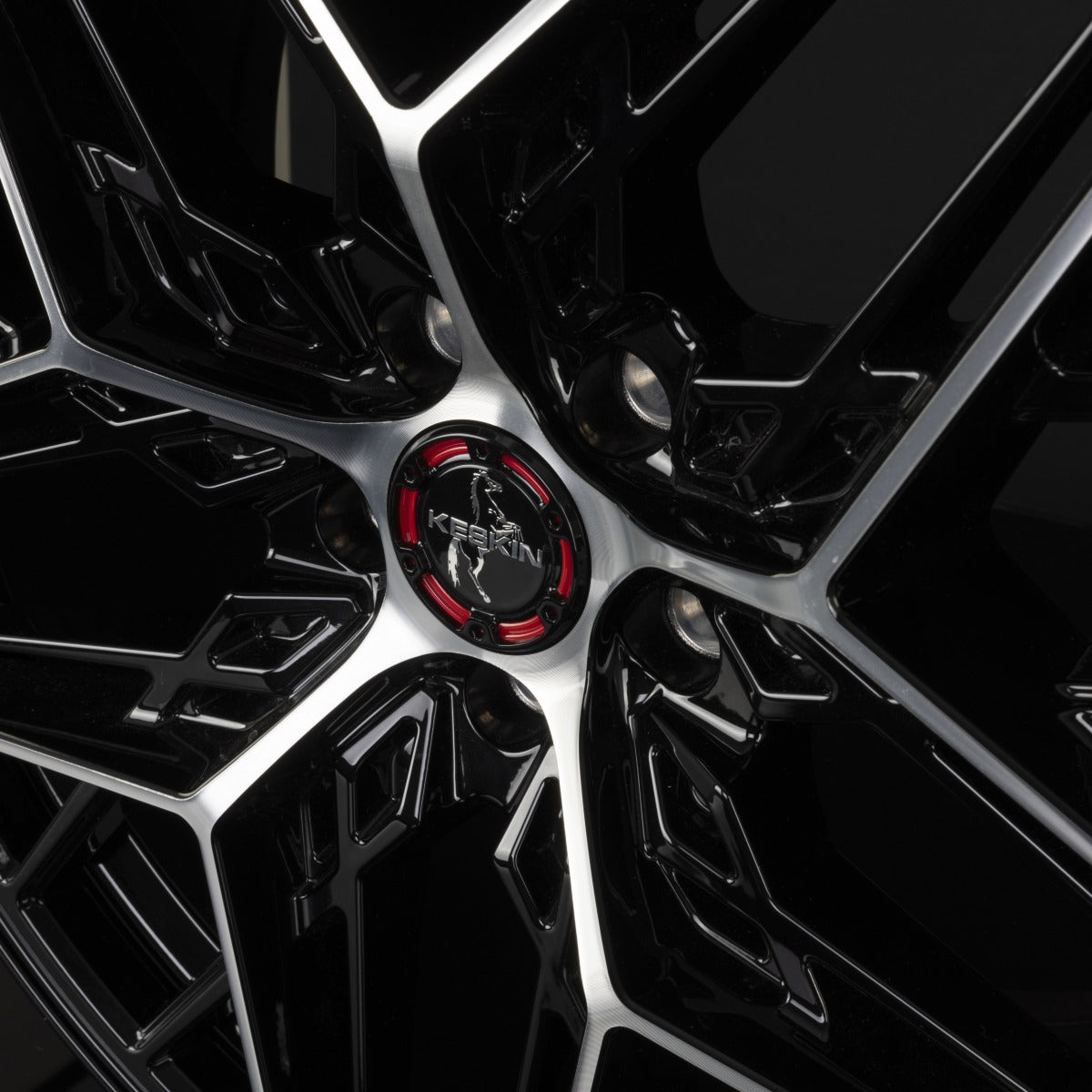 Keskin KT25 Pearl black front polish Alufelge 8.5x19 Zoll ET45 LK 5x112 ML66.6 – Bild 5