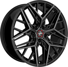 Keskin KT25 Pearl black secret diamond Alufelge 8.5x19 Zoll ET45 LK 5x112 ML66.6