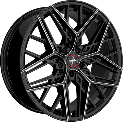 Keskin KT25 Pearl black secret diamond Alufelge 8.5x19 Zoll ET45 LK 5x112 ML66.6