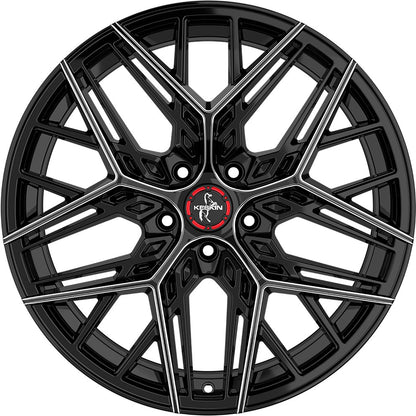 Keskin KT25 Pearl black secret diamond Alufelge 8.5x19 Zoll ET45 LK 5x112 ML66.6 – Bild 2