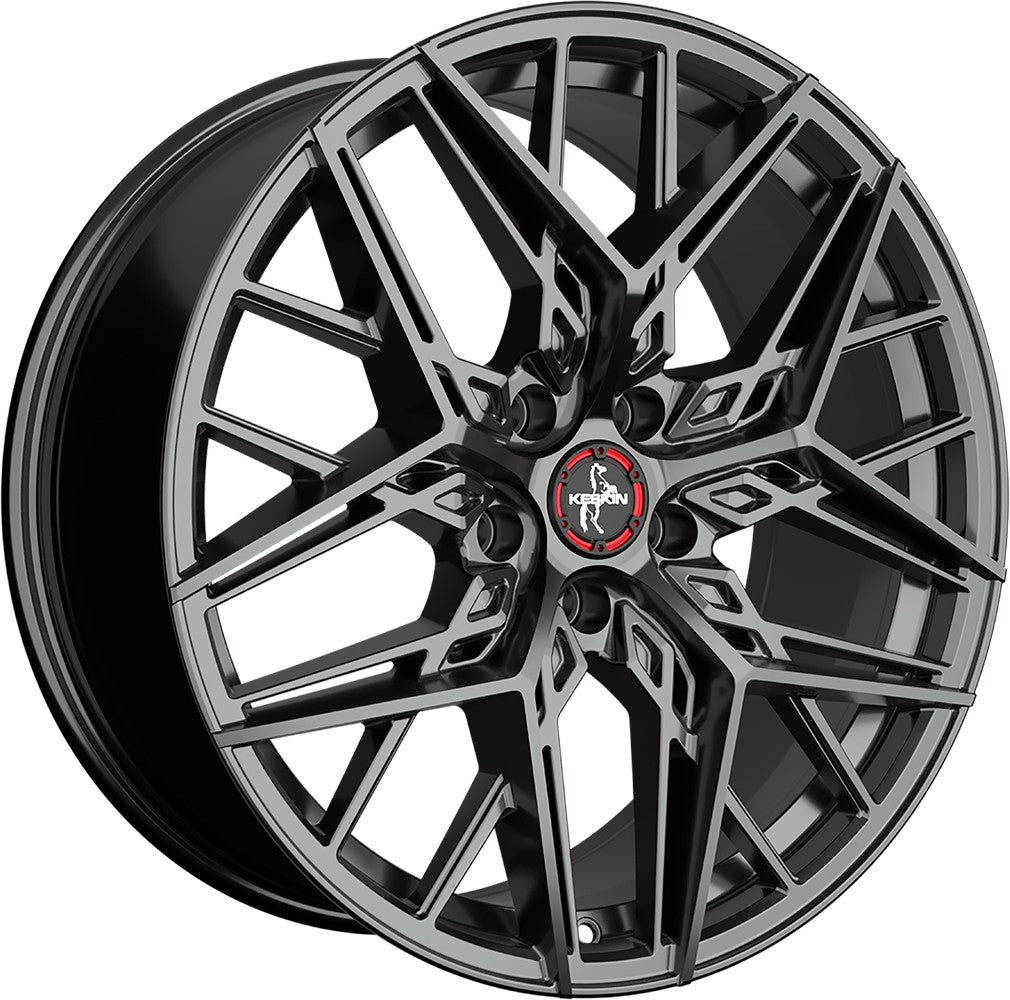 Keskin KT25 Pearl palladium painted Alufelge 8.5x19 Zoll ET45 LK 5x112 ML66.6