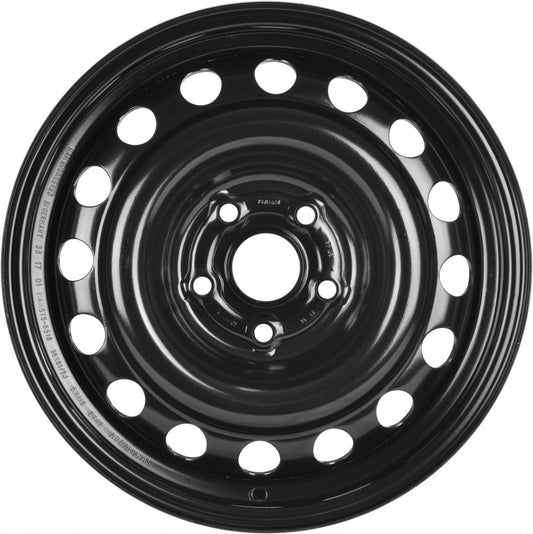 MAM MAMST24 black painted Stahlfelge 6x15 Zoll ET39 LK 5x114.3 ML60.1 – Bild 2