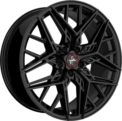Keskin KT25 Pearl black painted Alufelge 8.5x19 Zoll ET35 LK 5x114.3 ML72.6