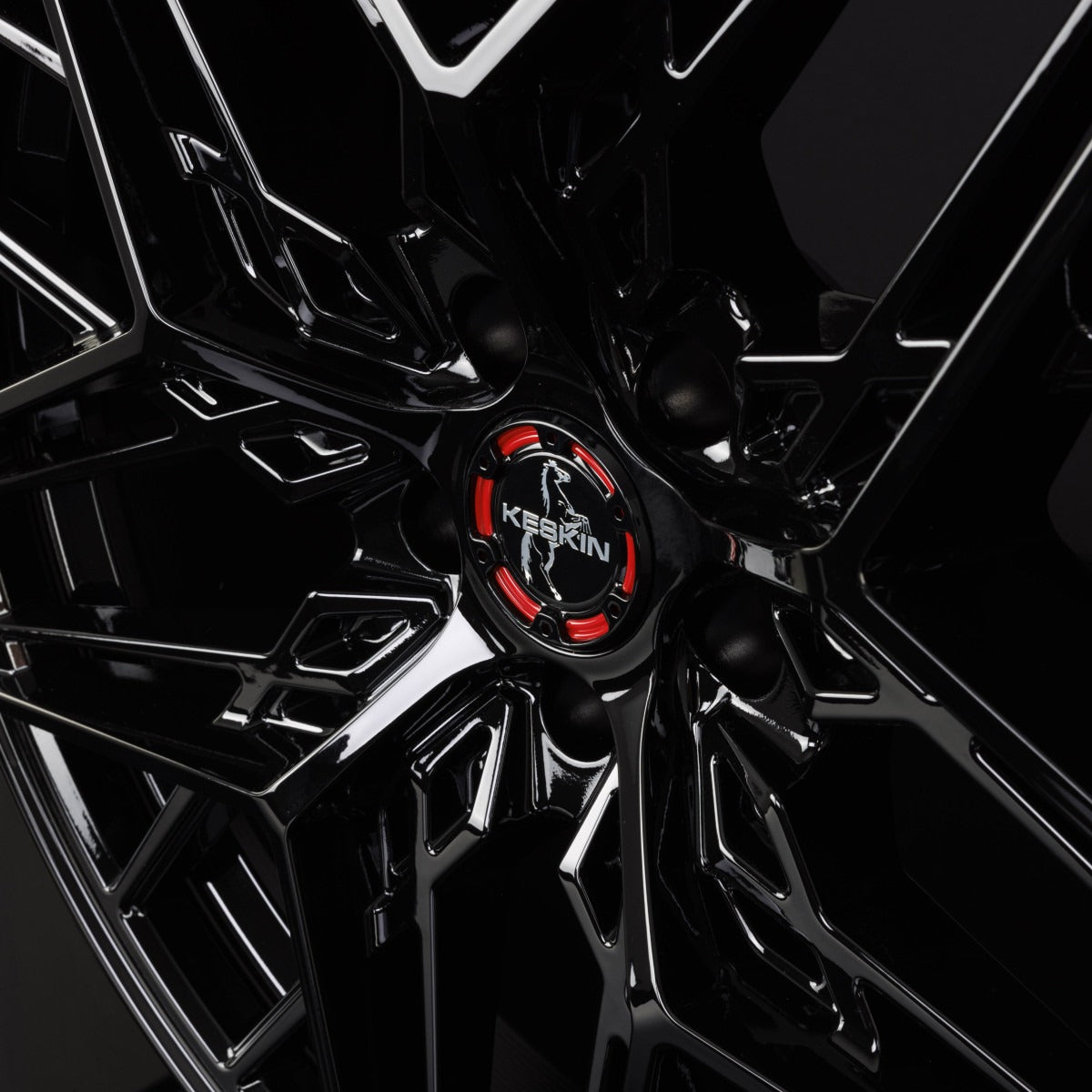 Keskin KT25 Pearl black painted Alufelge 8.5x19 Zoll ET35 LK 5x114.3 ML72.6 – Bild 5