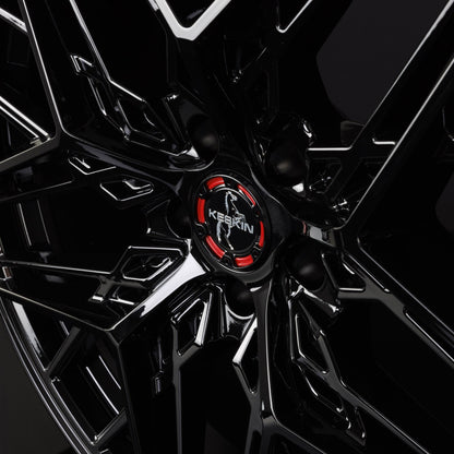 Keskin KT25 Pearl black painted Alufelge 8.5x19 Zoll ET35 LK 5x114.3 ML72.6 – Bild 5