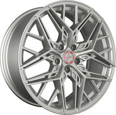 Keskin KT25 Pearl silver painted Alufelge 8.5x19 Zoll ET35 LK 5x114.3 ML72.6