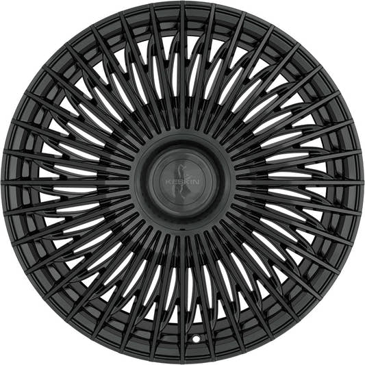 Keskin KT X1 Exclusive black painted Alufelge 9.5x20 Zoll ET32 LK 5x112 ML66.6 – Bild 2