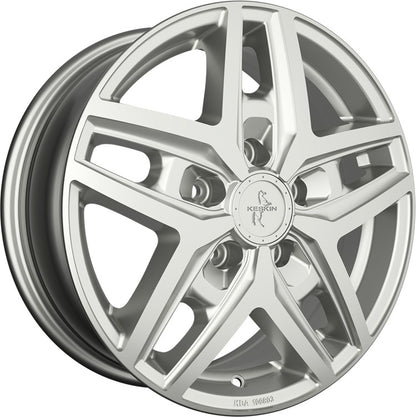 Keskin KT C1-5L Camper silver painted Alufelge 6.5x16 Zoll ET50.9 LK 5x120 ML65.1