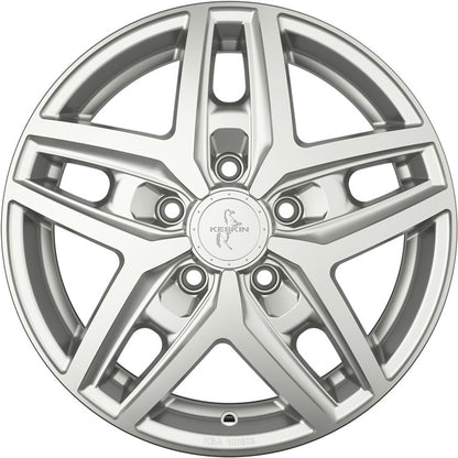 Keskin KT C1-5L Camper silver painted Alufelge 6.5x16 Zoll ET50.9 LK 5x120 ML65.1 – Bild 2